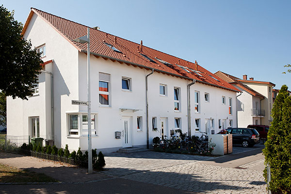 Reihenhäuser in Schriesheim, Bollengrubweg