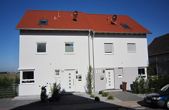 Doppelhaus in Heddesheim, Muckensturmerstraße