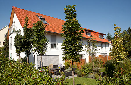 4 Reihenhäuser in Ladenburg, Scheffelstraße